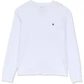 Volcom Stone Blanks Bsct Langermet T-skjorte hvit