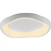 Schöner Wohnen LED-taklampe MONTA, hvit, Ø 40 cm, metall, Switchdim