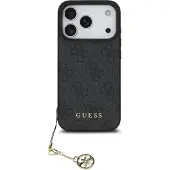 GUESS iPhone 17 Pro 4G Charm Hybrid-deksel - MagSafe-kompatibel - Grå