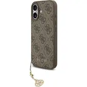 GUESS iPhone 17 4G Charm Hybrid-deksel - MagSafe-kompatibel - Brun