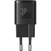 Baseus Cube Pro 30W USB-lader med USB-C og GaN-teknologi - Svart