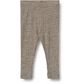 Wheat Baby Ull Silke Leggings Agi Khaki Melange (92 / 2 år)