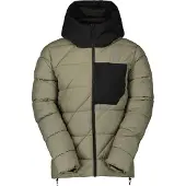 SCOTT Insuloft Warm, Fiberdunjakke, Herre, Dust Grey/Black