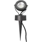 LUCANDE utendørs LED-spot Gavin, 33 cm, antrasitt, aluminium
