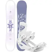 Salomon Lotus+Spell White S 2026 Snowboardpakke mønster
