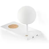 Faro LED-vegglampe Niko – induktiv ladeplate venstre