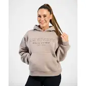MM Sports Hoodie Wmn Varsity, Taupe - XL