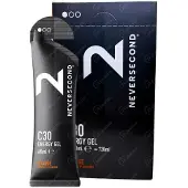 Neversecond C30 Boks Med Energigeler Appelsin 60ml 12 Enheter