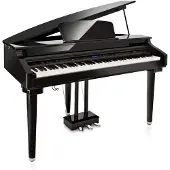 Gear4Music GDP-200 Digitalt Flygel fra - Tidligere utstillingsmodell