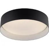 Schöner Wohnen LED-taklampe TAVOLI, svart, Ø 29 cm, metall, CCT, dimbar