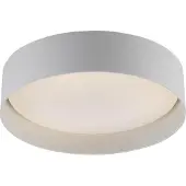 Schöner Wohnen LED-taklampe TAVOLI, hvit, Ø 29 cm, metall, CCT, dimbar