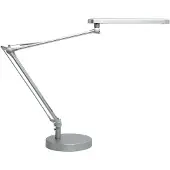 Unilux Mambo - Skrivebordslampe - LED-lyspære - klasse A+ - 4000 K - metallgrå