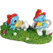 Diverse Papa Smurf And Brainy On The Beach Figur