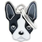 My Family Navnelapp For Boston Terrier