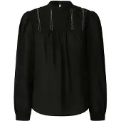 Pepe Jeans for woman. PL3051278 Pipy black blouse (XS), Casual, Viscose, Long sleeve