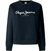 Pepe Jeans for woman. PL5800002 Sweatshirt Baddy navy (S), Casual, Cotton