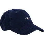 Gant for man. 9900213 Navy corduroy cap (OSFA), Casual, Cotton