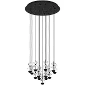 Stars of Light EGLO hengelampe Pianopoli svart 50x113 cm