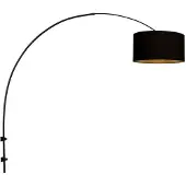 Steinhauer Vegglampe Sparkled Light svart/svart-gull Utstikk 175