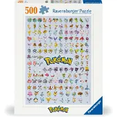 Ravensburger Puslespill - 500 Brikker - Pokémon First 151 - - OneSize - Puslespill