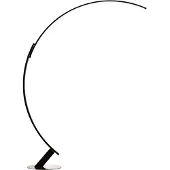Kdln LED-gulvlampe Kyudo, svart, høyde 212 cm