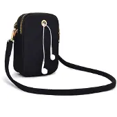 INF Liten skulderveske for mobil Black