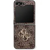 GUESS Samsung Galaxy Z Flip7 4G Big Metal Logo Hybrid-deksel - Brun