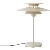QAZQA Retro bordlampe beige stål 45 cm - Pauly