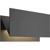 LUCANDE utendørs LED-vegglampe Meja, svart, metall, IP54