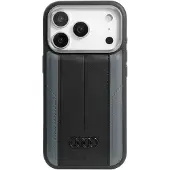 Audi A6 MagSafe-etui i syntetisk lær for iPhone 17 Pro - Svart