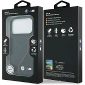 BMW M Carbon Line &amp; Logo Magsafe Iphone 17 Pro Telefondeksel