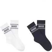 BOSS Sokker - 2-pack - Navy/Hvit - - 31 - Sokker
