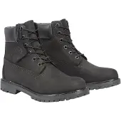 Timberland for woman. TB18658A0011 Leather boots 6 Inch black (40 W), Flat, Laces, Casual