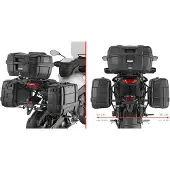 Givi Monokey Trekker Outback Yamaha Tracer 9 Gt Montering Av Sidevesker