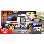 Dickie Toys Ambulanse - Lys/lyd - - OneSize - Bil