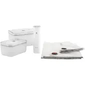 Zwilling Fresh+save Sett Med Helletut Og Kork Til Vakuumpakker 2.3l 7 Enheter