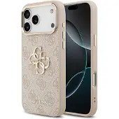 GUESS 4G Big 4G Classic logoetui for iPhone 17 Pro - Rose Gold