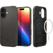 Spigen iPhone 17 Thin Fit Mag MagSafe Deksel - Pistolmetall