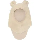 Huttelihut Balaclava Ull Teddy Ører Cement