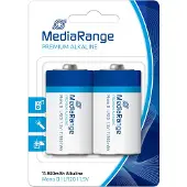 MediaRange Premium MRBAT109 - Batteri 2 x D - Alkalisk - 11900 mAh