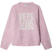 Pepe Jeans for girl. PG7000013 Bekky pink jumper (14 Años), Classic, Polyester, Long sleeve, children's fashion