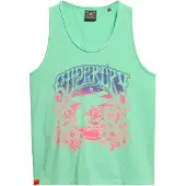 Superdry Psych Surf Graphic Racer Ermeløs T-skjorte