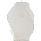 LUCANDE Tovina hengelampe, tekstil, hvit, Ø35cm