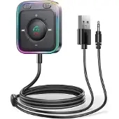 Sign Aux Bluetooth Audio Adapter for Car - Black