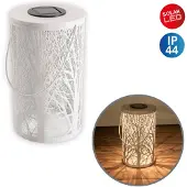 Näve LED-solcellelykt 5266523 med skogmotiv
