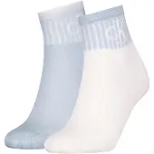 Calvin Klein 701230599 Quarter Korte Sokker 2 Enheter