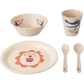 Koziol Barneservisesett HOP ON AT HOME, 4 deler,