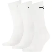 Puma Unisex Sport Crew Lightweight Socks 3 Pack, Clothing, White, 39-42