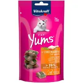 Vitakraft Cat Yums - Kylling & kattegress (3 x 40 g)