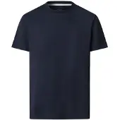 Hackett for man. HM5000071 Navy Pima T-shirt (L), Casual, Cotton, Short sleeve